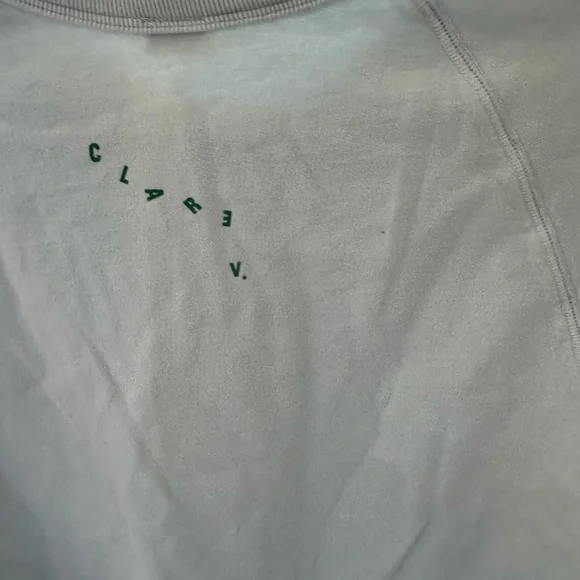 Clare V Light Blue Sardine Sweatshirt - Picture 5 of 9